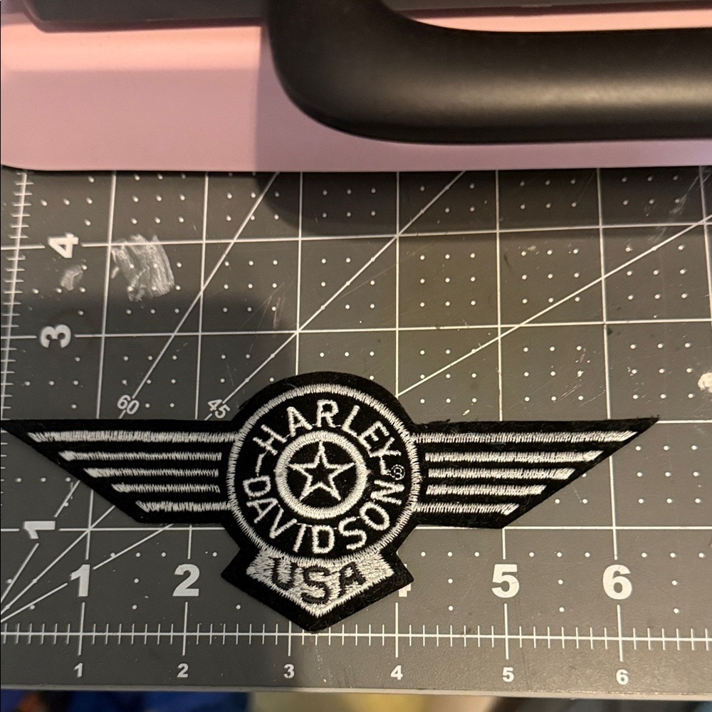 Harley-Davidson Black and Orange Patch Trio - Picture 3 of 4